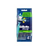 Gillette Blue II Plus Slalom Disposable Razors 4 Pack image