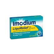 Imodium LiquiRelief 2mg 12 Soft Capsules image