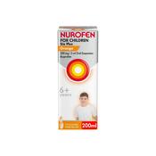 Nurofen Six Plus Orange 200mg/5ml Oral Suspension 200ml