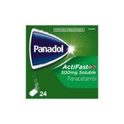 Panadol ActiFast 500mg 24 Soluble Tablets image