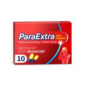ParaExtra Parcetamol/Caffeine 10 Hard Capsules