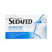 Sudafed Decongestant Tablets 12 image