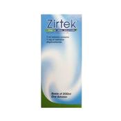 Zirtek Liquid Cetirizine 1mg/ml Oral Solution 200ml
