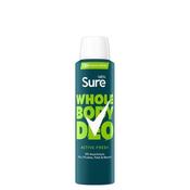 Sure Men whole body deodorant spray active fresh image