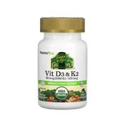 Natures Plus Source Of Life Vitamin D3 &amp; K2 image