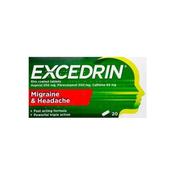 Excedrin Migraine and Headache Tablets 20s image
