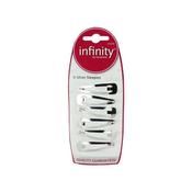 Infinity Silver Sleepies Hair Clips image