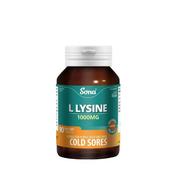 Sona L Lysine 1000mg 90 Tablets image