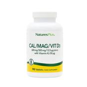 Natures Plus Calcium/Magnesium/Vitamin D/K2 image
