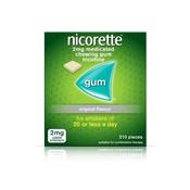 Nicorette Gum 2mg Original 210 Pieces image