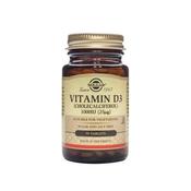 Solgar Vitamin D3 (Cholecalciferol) 1000iu (25ug) Tablets image