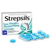 Strepsils Sore Throat &amp; Blocked Nose Lozenges image