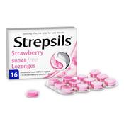 Strepsils Sugar Free Strawberry Lozenges image