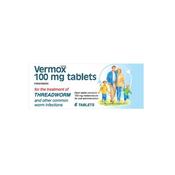 Vermox  Mebendazole Tablets for Worms image