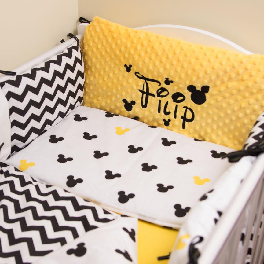 Personalised Baby Cot Crib Pillow Set Create Own in Galway