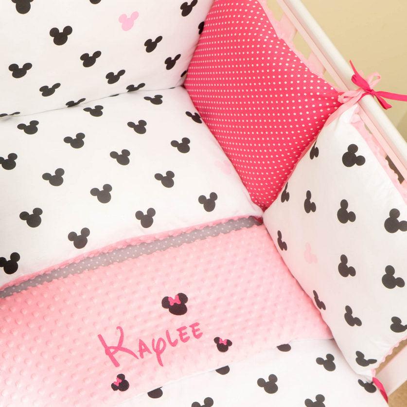 Personalised on sale cot set