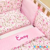 Personalised cot bumper store