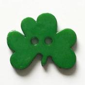 15mm Clear Glitter 2 Hole Buttons