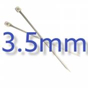 Standard Straight Needles 25cm - 3.5mm