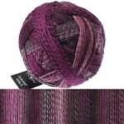 Asmenedas Crocheted Shawl Kit in Zauberball Crazy - Dark Roses