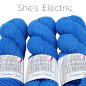 Townhouse X Ériu BFL Romney 4ply 100% Irish Wool 350m 100gm - She's Electric