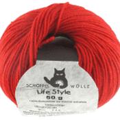 Schoppel Wolle Life Style 100% Extra Fine Merino 155m 50gm - Red