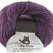Schoppel Wolle Life Style 100% Extra Fine Merino 155m 50gm - Aubergine