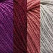 Andrea Shawl Kit in Cardiff Classic Cashmere - Amor