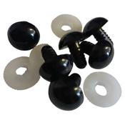Toy Safety Eyes Solid Black 15mm image