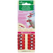 Clover Wonder Clips Red 10 Pack