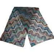 Asmenedas Crocheted Shawl Kit in Zauberball Crazy - Camouflage