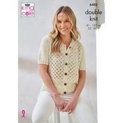 King Cole Linendale DK Cardigans Pattern 6482 image