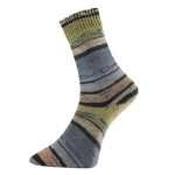 Pro Lana Grindelwald Golden Socks Stretch 4ply - 02 Green Taupe image