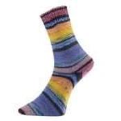 Pro Lana Grindelwald Golden Socks Stretch 4ply - 04 Purple Yellow image