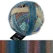Granny Triangle Shawl Kit - Zauberball Crazy 6ply - Camouflage