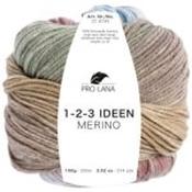 Pro Lana Ideen 123 100% Merino 250m 100gm - 02 Blue Brown Olive