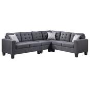 Wendy - Dark Grey Fabric Corner Sofa