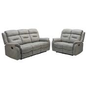 Georgia 3+2 Grey Reclining Suite
