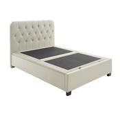Kensington - Upholstered Ottoman Lift Up Storage Divan Base| 4ft6 Double image