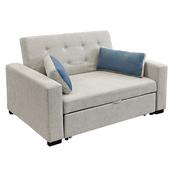 Metro - Light Grey Fabric Sofa Bed image
