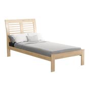 Ridgeway - Solid Wood Single Frame Bed &amp; Mattress (3ft) image