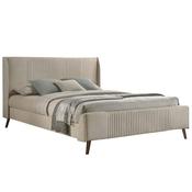 Sunset - Upholstered Beige Divan Bed | 4ft6 Double image