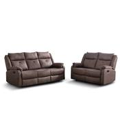 Cobh - 3 &amp; 2 Seater Reclining Chestnut Suite
