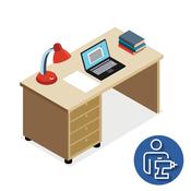 Study Desk Assembly