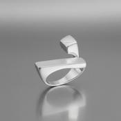 Cubed Line Ring image