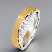 Diamond Set Flow Ring