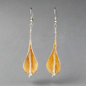 Silver &amp; 22ct Gold Vermeil Lilly Earrings image