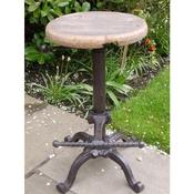Wooden Top Vintage Stool image