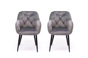 Dining Chairs Cork - Grey Padded Dining Chairs