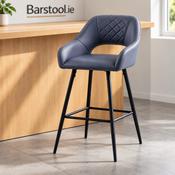 Grey Faux Bar Stool